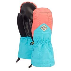 Burton Youth Profile Mitt Size L Unisex Pink & Green Grab Snow Winter Ski